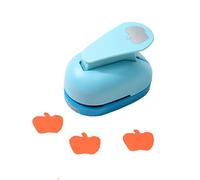 ODETOJOY Scrapbooking Materiel perforatrice à Levier Géante Pomme idéale pour les loisirs créatifs -2,5cm 1 inch,Couleur aléatoire