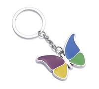 ODETOJOY vintage Argenté Forme de Papillon Superbe Porte-clés Crochets et porte-clés étagère