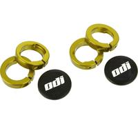 ODI Bagues d'Arrêt Lock Jaws pour Système Lock-On jaune 7 mm