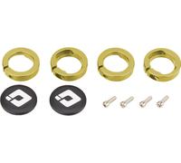 ODI Bagues d'Arrêt Lock Jaws pour Système Lock-On jaune 7 mm