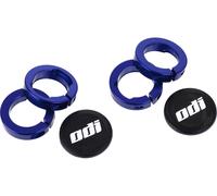 ODI Bagues d'Arrêt Lock Jaws pour Système Lock-On vert 7 mm