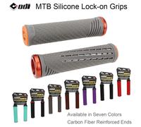 ODI CF - poignées de vélo en Silicone, bouchons de poignée renforcés en Fiber de carbone, couvercle de guidon antidérapant, pièces de vélo confortables CF-2 Bianchi-Black