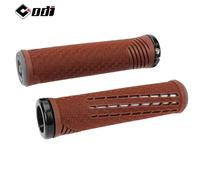 Odi Cf-Poignées De Vélo En Silicone Et Fibre De Carbone,Bouchons De Poignée Renforcés,Housse De Guidon Anti-Alds,Pièces De Vélo Confortables - Type Cf-2 Brown-Black #A
