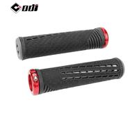 Odi Cf-Poignées De Vélo En Silicone Et Fibre De Carbone,Bouchons De Poignée Renforcés,Housse De Guidon Anti-Alds,Pièces De Vélo Confortables - Type Cf-2 Black-Red