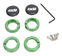 ODI Bagues d'Arrêt Lock Jaws pour Système Lock-On vert 7 mm