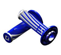 ODI EMIG PRO V2 Lock-On Poignées Grips Bleu/Blanc