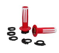 ODI EMIG PRO V2 Poignées Lock-On Offroad Lenkergriffe Rouge/Blanc H36EPRW