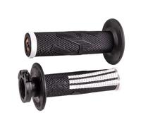 ODI Emig2 Pro Lock on V2 MX Paire de poignées de Guidon Noir et Blanc (Taille Unique, Noir)
