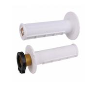 ODI MX V2 LOCK-ON 1/2 Waffle Pro Soft Grips Blanches