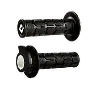 ODI Grips Poignées de guidon Rogue MX Lock-on semi-gauffré – Lot de 2 Noir Taille unique