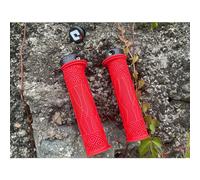 Odi Oc1-Poignée De Guidon De Vélo Foy Ergonomique,Poignées De Vélo De Montagne Souples Et Confortables,Anneau De Verrouillage,Poignets Vtt,Bouchon D'extrémité De Barre - Type Model3-Red