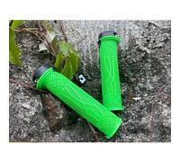 Odi Oc1-Poignée De Guidon De Vélo Foy Ergonomique,Poignées De Vélo De Montagne Souples Et Confortables,Anneau De Verrouillage,Poignets Vtt,Bouchon D'extrémité De Barre - Type Model3-Green
