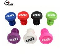 Odi Pièces de vélo de montagne Poignées antidérapantes fermes Bouchons de guidon Embouts de guidon de vélo MTB pour BMX DH FR Vélo d'équilibre 2 pièces Accessoire Taille UniqueABS