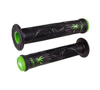 ODI Poignées BMX Hucker Signature Noir/Vert 160 mm F10HFBN