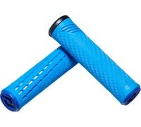 Paire de grips odi cf v2 1 lock on bleu blanc
