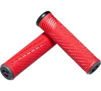 ODI Poignées de guidon CF v2.1 Lock-On rouge