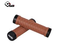 Odi-Poignées De Guidon De Vélo En Silicone,Anti-Aldes,Absorption Des Chocs,Double Anneau De Verrouillage Pour Vtt,Pièces De Vélo Pliantes Bmx - Type Brown