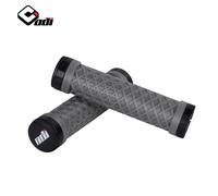 Odi-Poignées De Guidon De Vélo En Silicone,Anti-Aldes,Absorption Des Chocs,Double Anneau De Verrouillage Pour Vtt,Pièces De Vélo Pliantes Bmx - Type Gray