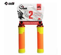 Odi-Poignées De Guidon De Vtt Elite Pro V2.1 À Verrouillage,En Alliage D'aluminium + Gel De Pton - Type Yellow Orange 1 Pair