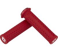 ODI Poignées de guidon Lock-On Vans v2.1 rouge 135 mm