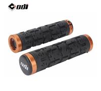 Odi-Poignées De Vélo À Double Anneau De Verrouillage,Poignée De Guidon De Vtt,Mancommuniste Coordonnantes,Absorption Des Chocs,Housse De Poignée De Vélo,Rg01 - Type Model1-Orange Ring