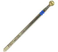 Odi Professional Embouts Ponceuse À Ongles, Forets Pour Manucure, Pointe Sphérique, Diamètre 3.5 Mm, Abrasif Moyen, P801m035