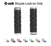 ODI RG01 poignées de guidon de vélo Rogue lock-on anti-dérapant Absorption des chocs poignée couverture Double verrouillage pour pièces de vélo vtt/route Black-Blue
