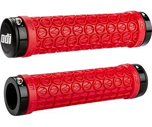 ODI SDG Poignées VTT avec système Lock On 130 mm Rouge