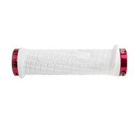 ODI Troy Lee Poignées design grip 130 mm Blanc/Rouge