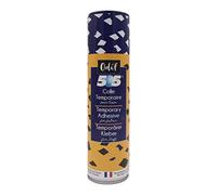 Odif - Colle Temporaire pour Tissu 505 en Spray - Idéale pour le Patchwork, Broderie et Couture - Sans Acide, Certifiée ECO PASSPORT OEKO-TEX - Fabriquée en France, Spray de 250 ml