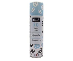 Odif - Vernis Marin 20 - Transparent pour Loisirs Créatifs, Finition Brillante - Résistant aux UV et Intempéries - Protection Intérieur et Extérieur - Tous Supports - Spray de 250 ml