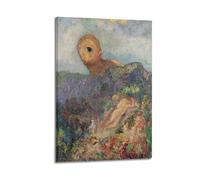 Odilon Redon Painter Works - Impression sur toile et décoration murale moderne pour chambre à coucher - 30 x 45 cm