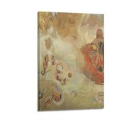 Odilon Redon Painter Works (Vision sous-marine) Impression sur toile et décoration murale moderne pour chambre à coucher 60 x 90 cm