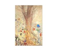 Odilon Redon - The Buddha Art Décoration murale Poster familial Bar Restaurant Garage Café Panneau d'art Cadeau sans cadre 40 x 60 cm
