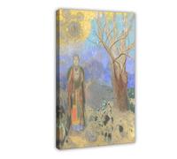 Odilon Redon The Buddha Décoration murale pour bar, restaurant, garage, café 30 x 45 cm