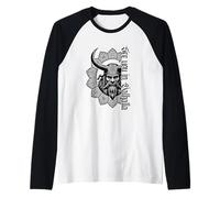 Odin avec Cercle Rune mythologie Nordique Guerrier Manche Raglan