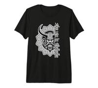 Odin avec Cercle Rune mythologie Nordique Guerrier T-Shirt Haut de Gamme