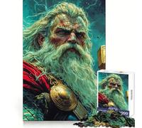 Odin, Dieu Nordique de la Guerre, Puzzle de 1000 pièces pour Adolescents, Jeu de réflexion, Jouet à Faire à la Maison, découpe Nette, Cadeau Parfait (50x75cm)