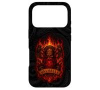 Odin Draugr Valhalla Viking Skull - Norse Mythology - Fire Coque pour iPhone 17 Pro