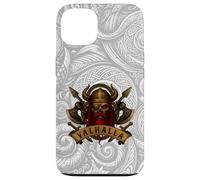 Odin Draugr Valhalla Viking Skull - Norse Mythology - Scroll Coque pour iPhone 13