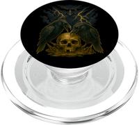 Odin Hugin Munin Mythologie Nordique Valhalla Viking PopSockets PopGrip pour MagSafe
