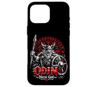 Odin Mythologie du Dieu Nordique Viking Guerrier Coque pour iPhone 16 Pro Max