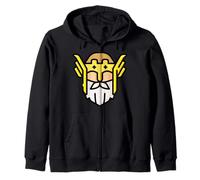 Odin Mythologie Nordique Dieu Valkyrie Valhalla Viking Sweat à Capuche