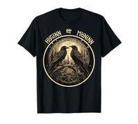 Odin Ravens Huginn et Muninn Ravens Odin's Ravens Viking Valhalla T-Shirt