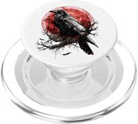 Odin Ravens Huginn & Muninn Vegvisir Vikings Myth Norse PopSockets PopGrip pour MagSafe