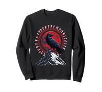 Odin Ravens Huginn & Muninn Vegvísir Vikings Mythe Sweatshirt
