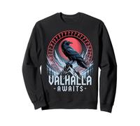 Odin Ravens Huginn & Muninn Vegvísir Vikings Mythe Sweatshirt
