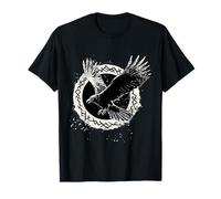 Odin Ravens Viking Vegvisir Mythologie nordique Odin Runes T-Shirt