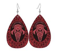 Odin, Symboles Vikings Et Païens Nordiques Boucles D'Oreilles Double Face Boucle D'Oreille Légères Pendantes Pour Décorations Quotidien