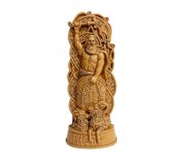 Odin Thor Loki Saint Nordique Résine Artisanat Mythe Légende Statue Ornements Maison Étude Décoration Figurines de Dieux Nordiques (Saul)